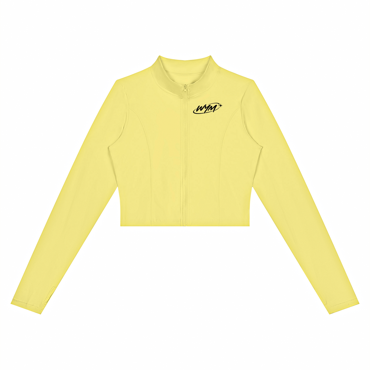 WYM Crop Yoga Sports Jacket TOP